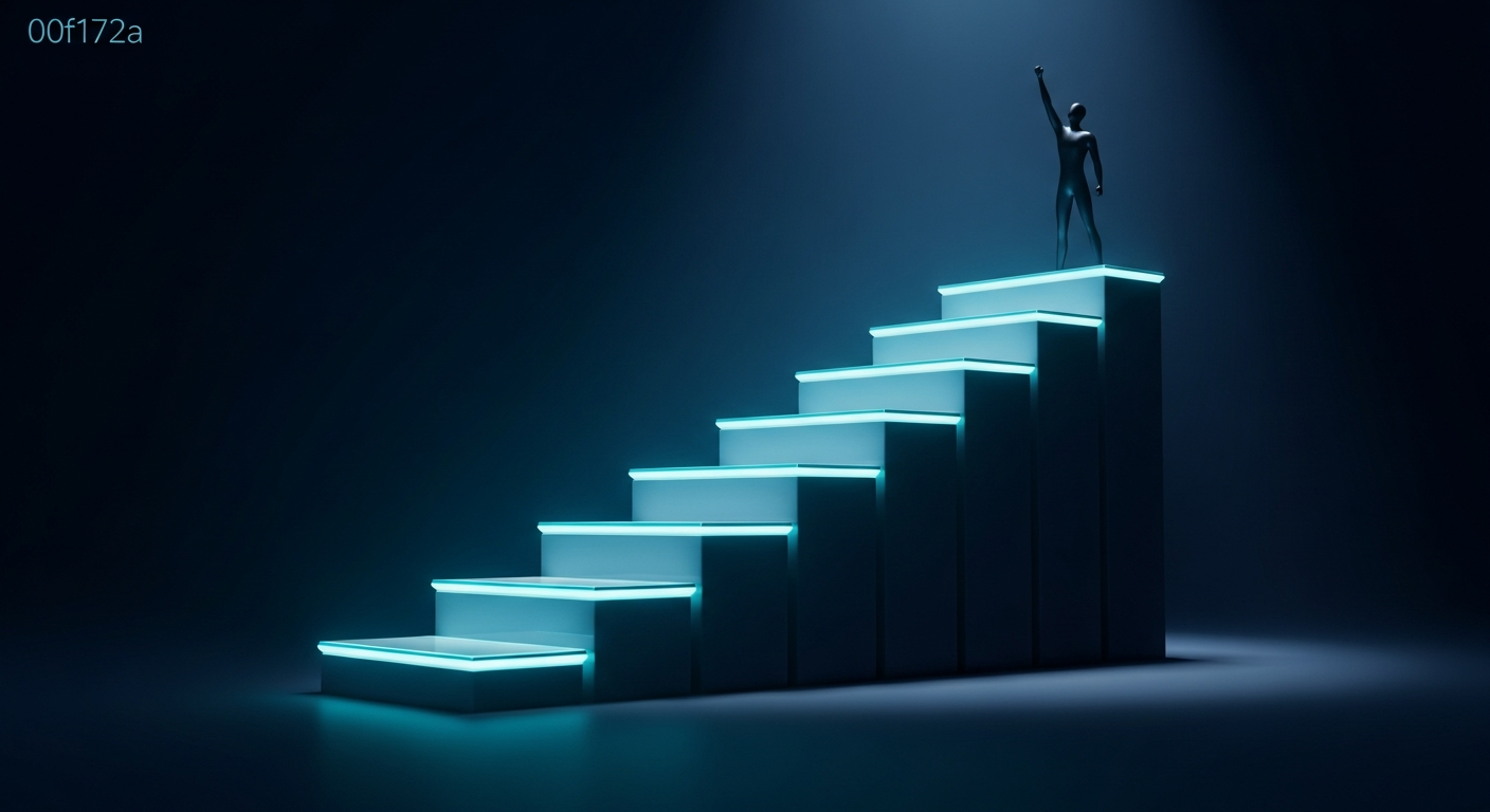 Visual guide showing the 5 steps to set up an automated newsletter