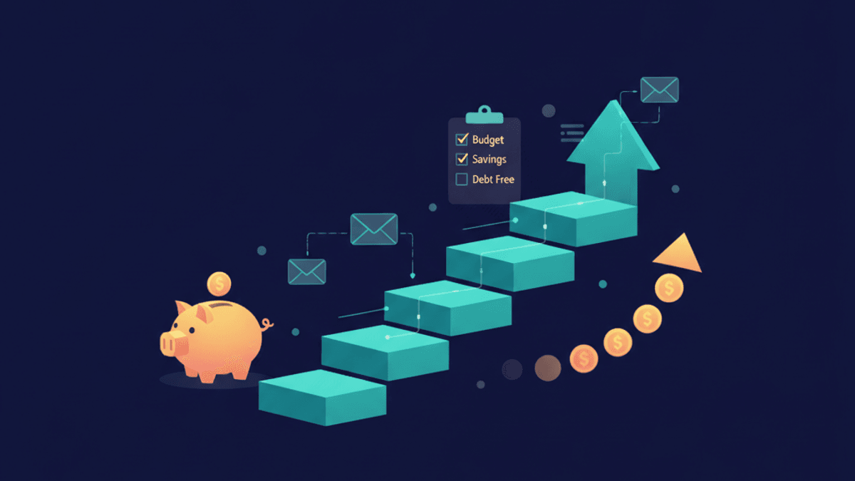 Financial coach building an email funnel with Nautilus